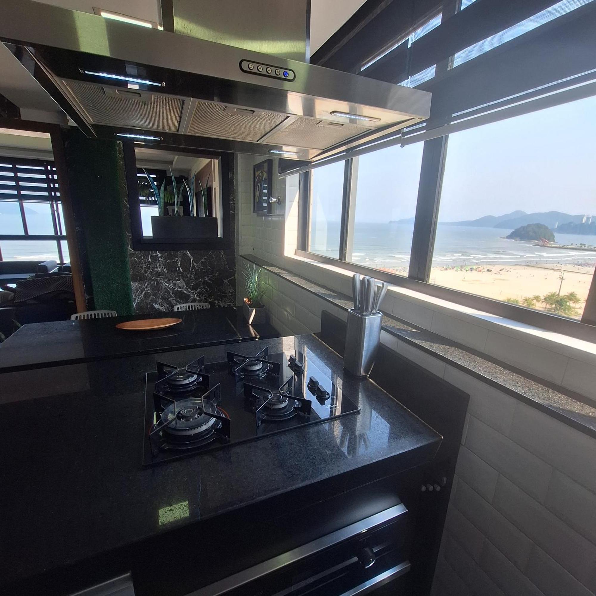 Apartamento Frente Mar Moderno 130M2 Santos  Buitenkant foto